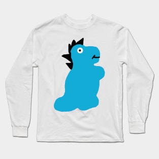 Cute little Dinosaur Birthday Folded Greeting Card Long Sleeve T-Shirt